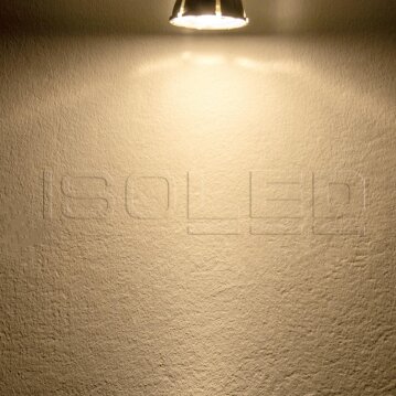 ISOLED GU10 LED Strahler 8W COB, 10°, 2700K, dimmbar