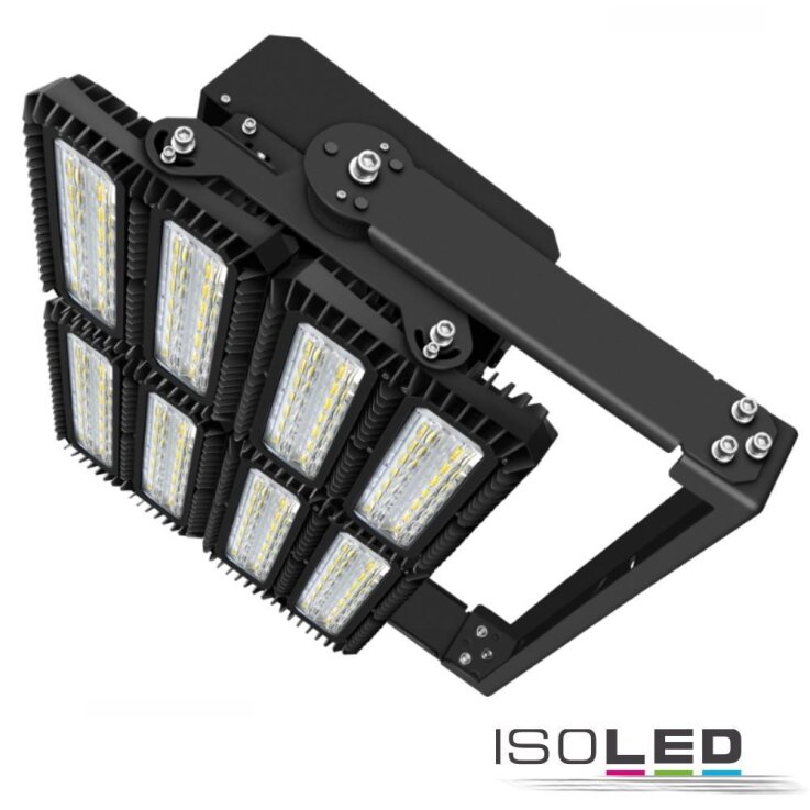 LED Flutlicht 900W, 130x25° asymmetrisch, variabel, 1-10V dimmbar, neutralweiß, IP66