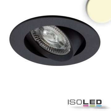LED Einbauleuchte Slim68 schwarz, rund, 9W,...