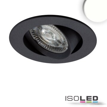 LED Einbauleuchte Slim68 schwarz, rund, 9W,...