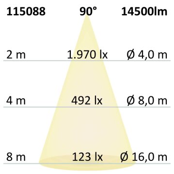 LED Street Light GR100, 3000K, IP66, mit Aufnahme...
