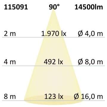 LED Street Light GR100, 4000K, IP66, mit Aufnahme...