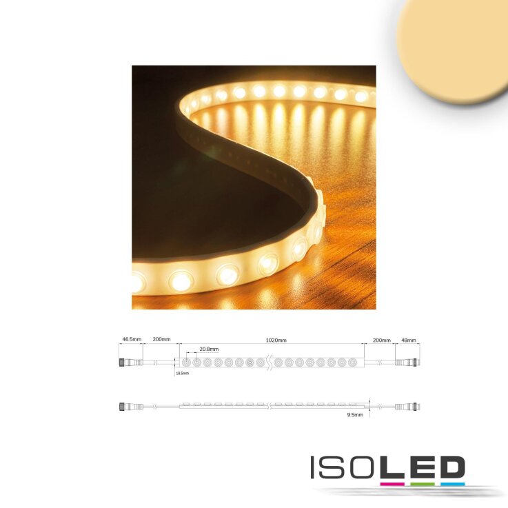 LED NeonPRO Flexband Focus Lens 30°, 24V, 18W, IP67, 2700K