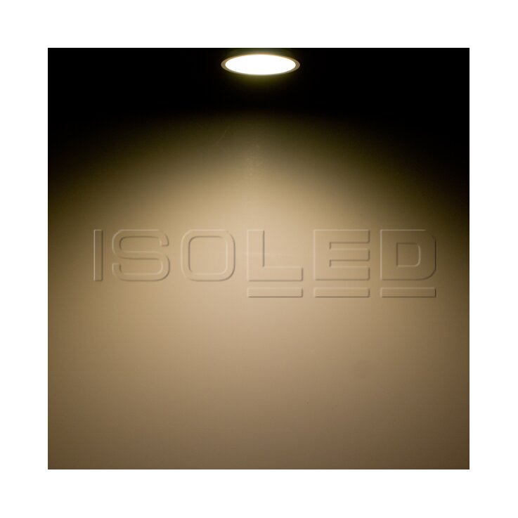 ISOLED GU10 LED Strahler 5W, 100°, warmweiß, dimmbar