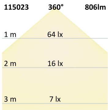ISOLED E27 LED Birne, 7W, klar, warmweiß, 3er Pack