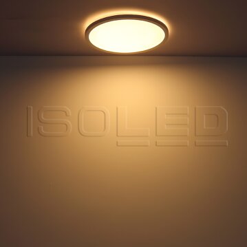 LED Deckenleuchte Slim300 rund, IP44, 18W, weiß,...