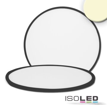 LED Deckenleuchte Slim420 rund IP44, 24W, schwarz,...